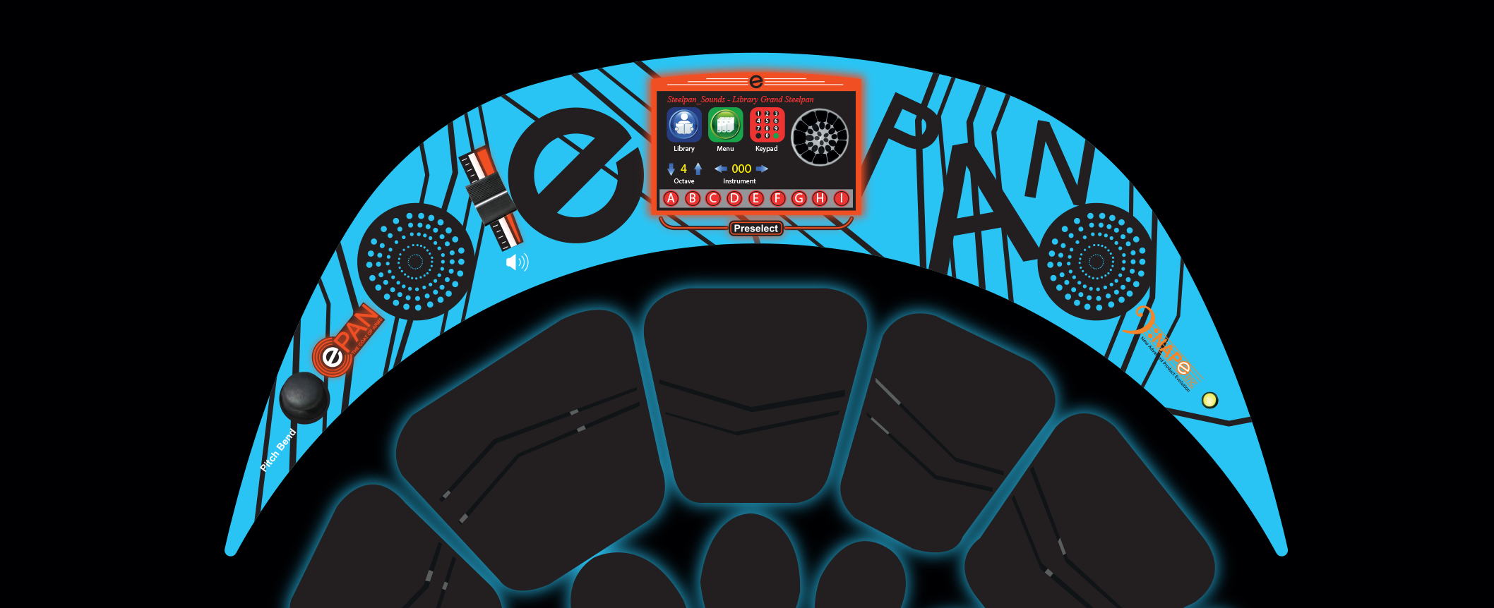 E-Pan electronic steelpan
